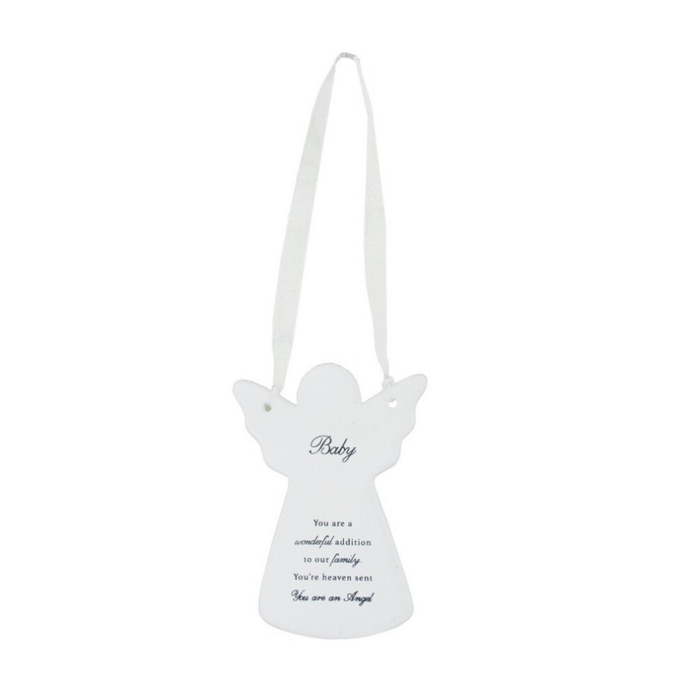 (One Size, Baby) Xpressions Guardian Angel Ceramic Hanging Plaque