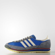 (12 UK) Adidas Originals SL72 Vintage Men's Sports Casual Trainer Shoes Blue