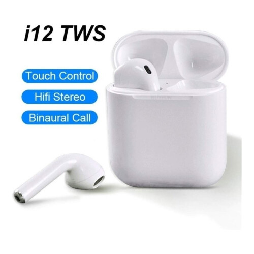 TWS i12 Wireless Earbuds With Wireless Charging Case 2