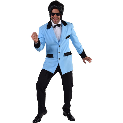(M) Teddy Boy Jacket - Light Blue