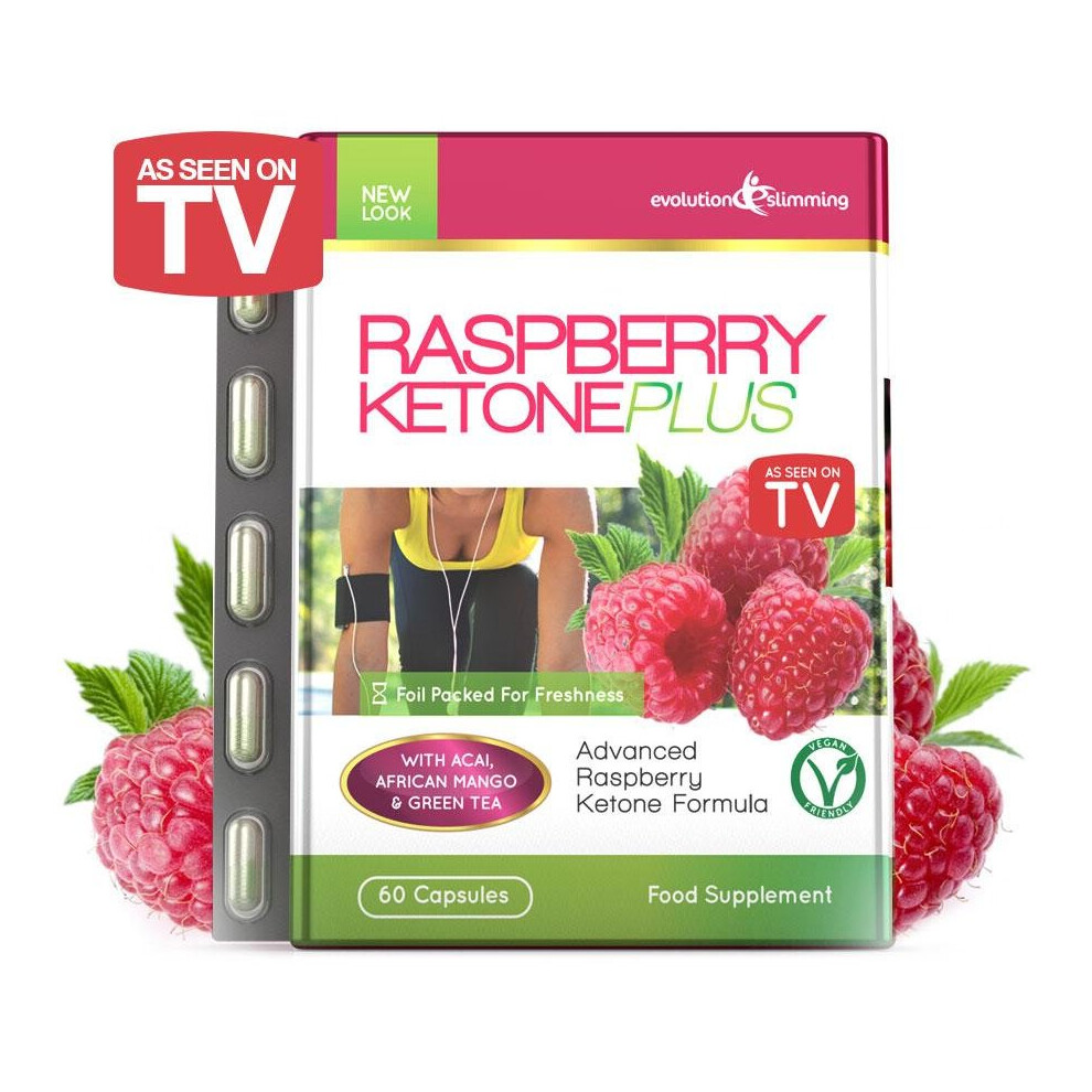 Raspberry Ketone Plus - 1 Month Supply - Fat Burner - Evolution Slimming