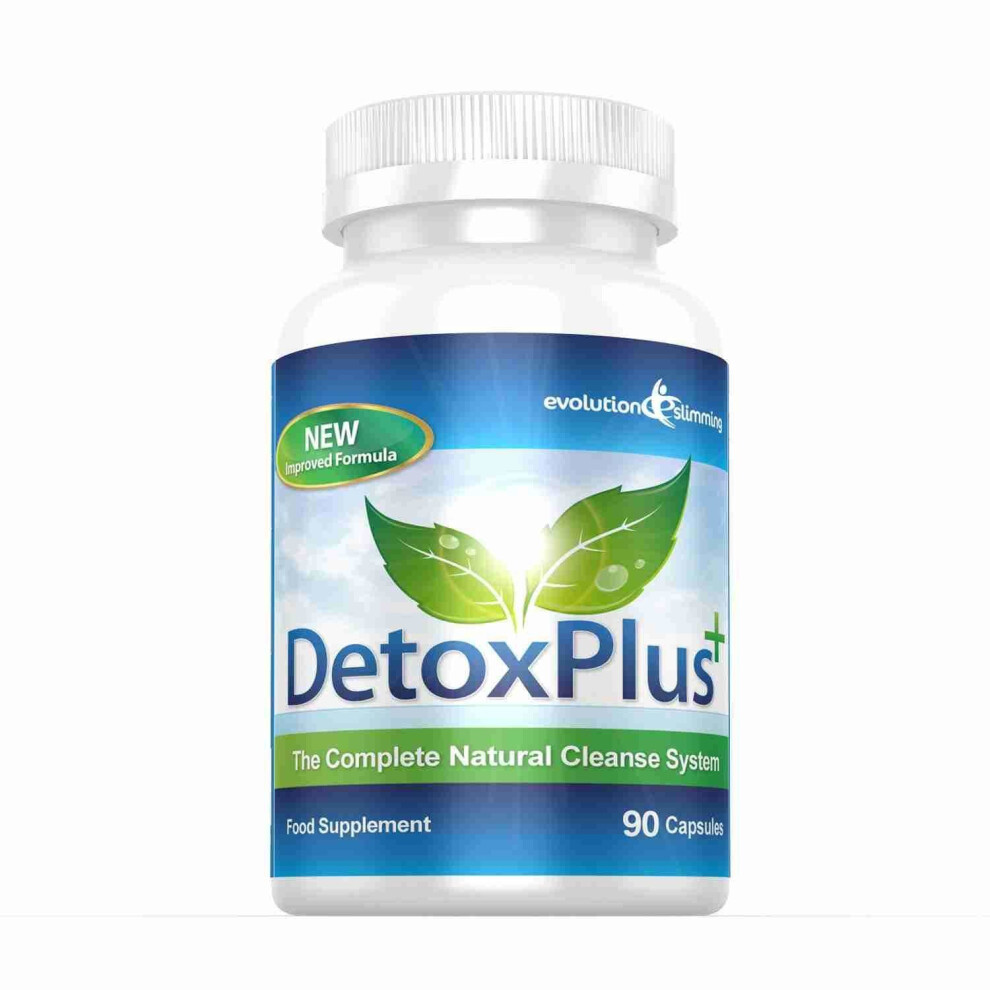 Detox Plus Complete Cleansing System - 1 Month Supply - Colon Cleanser - Evolution Slimming