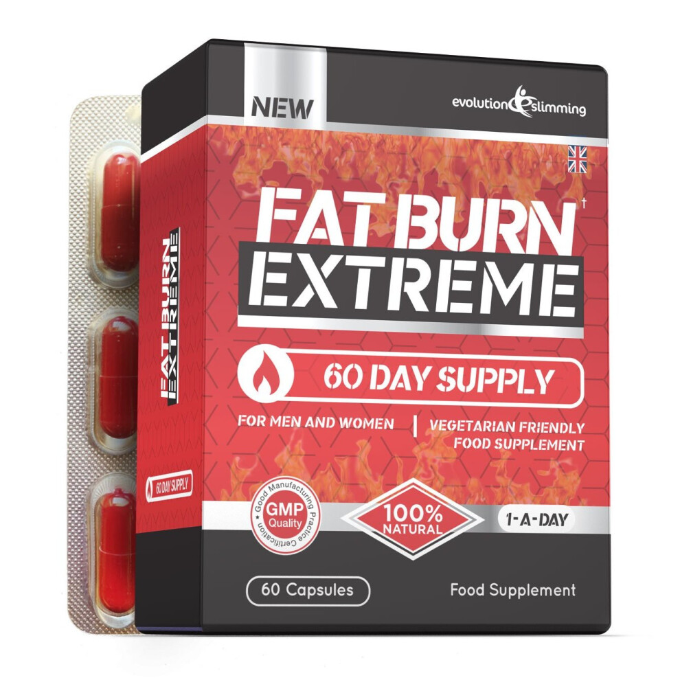 Evolution Slimming Fat Burn Extreme | High Strength Weight Loss Supplements - 60 Capsules