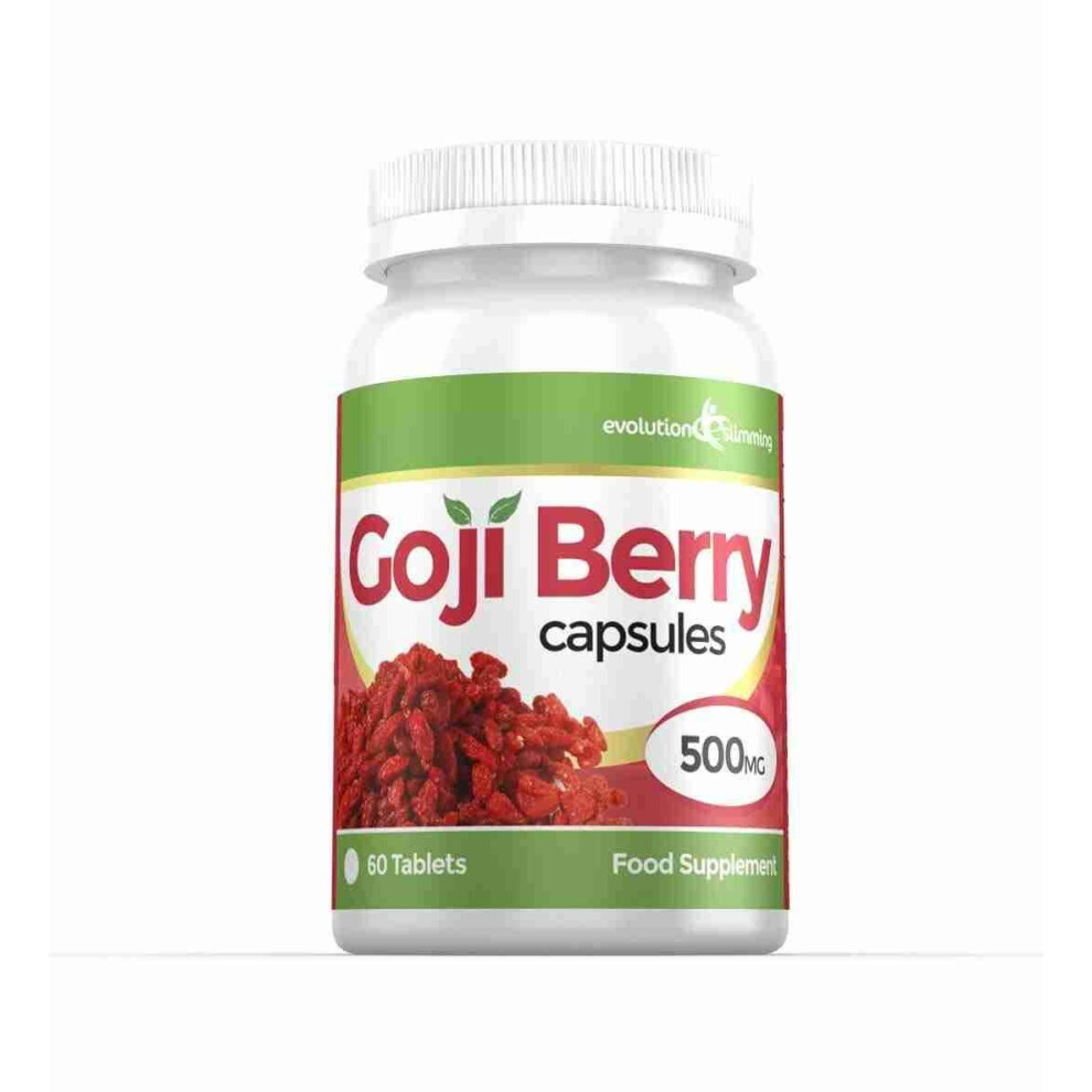 Goji Berry Extract 5,000mg High Strength Capsules - 60 Capsules - Antioxidant - Evolution Slimming