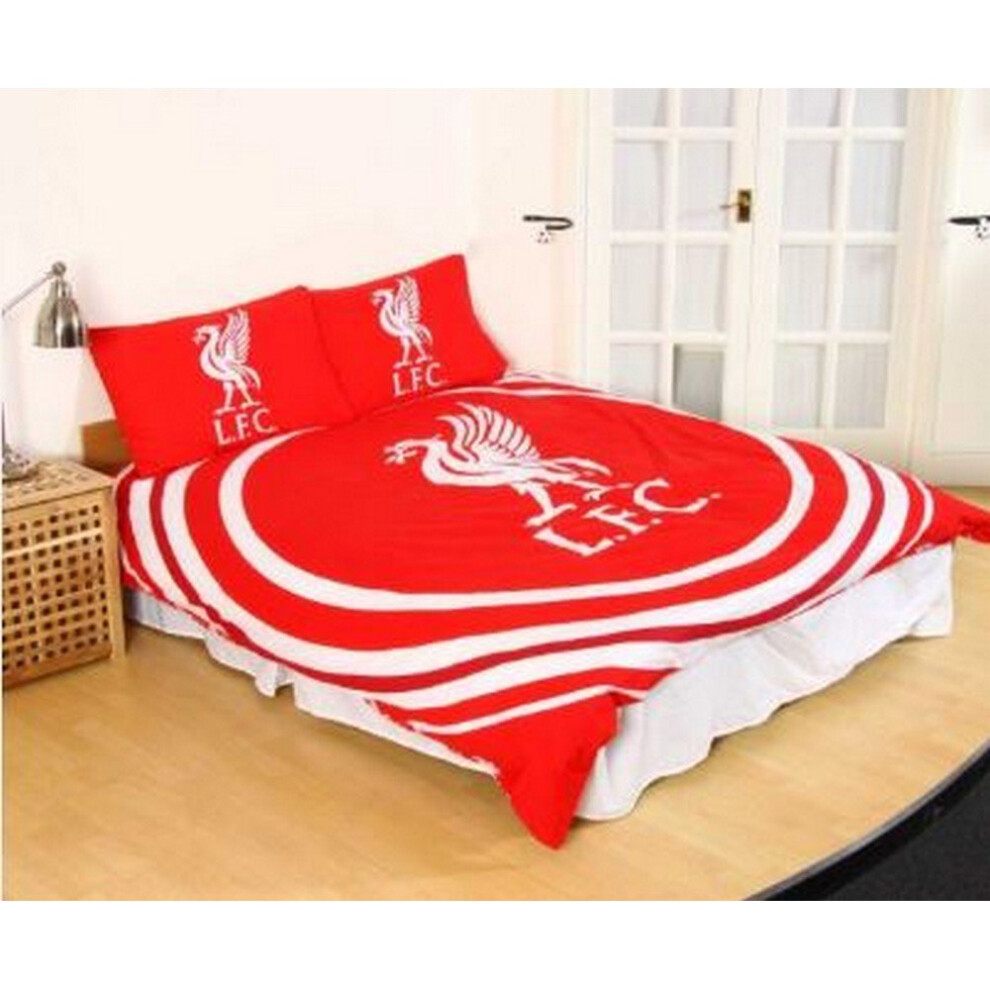 (Double, Red/White) Liverpool FC Pulse Duvet Set