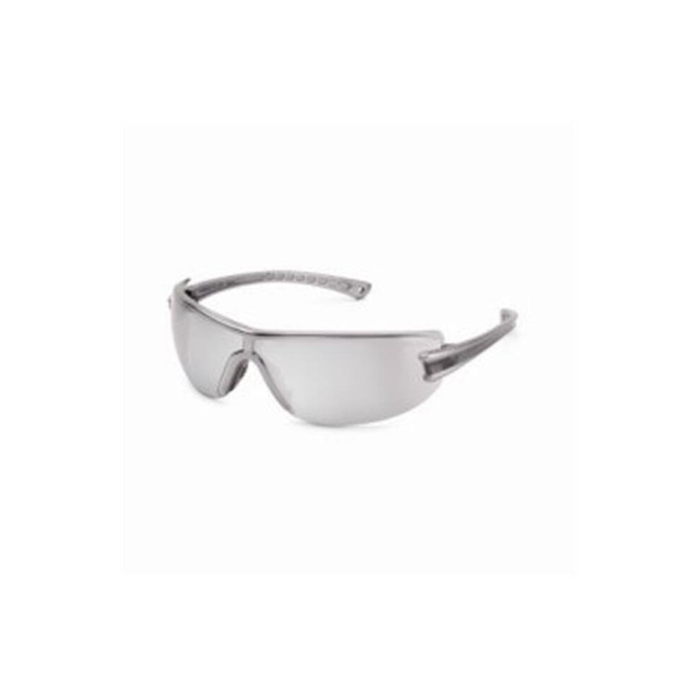 Luminary, Wraparound Silver Mirror Anti-Scratch Lens Safety Glasses 661541401864