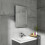 PlumbGalaxy Snow 700 x 500mm Illuminated LED Mirror with Demister 2