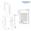 PlumbGalaxy Snow 700 x 500mm Illuminated LED Mirror with Demister 5