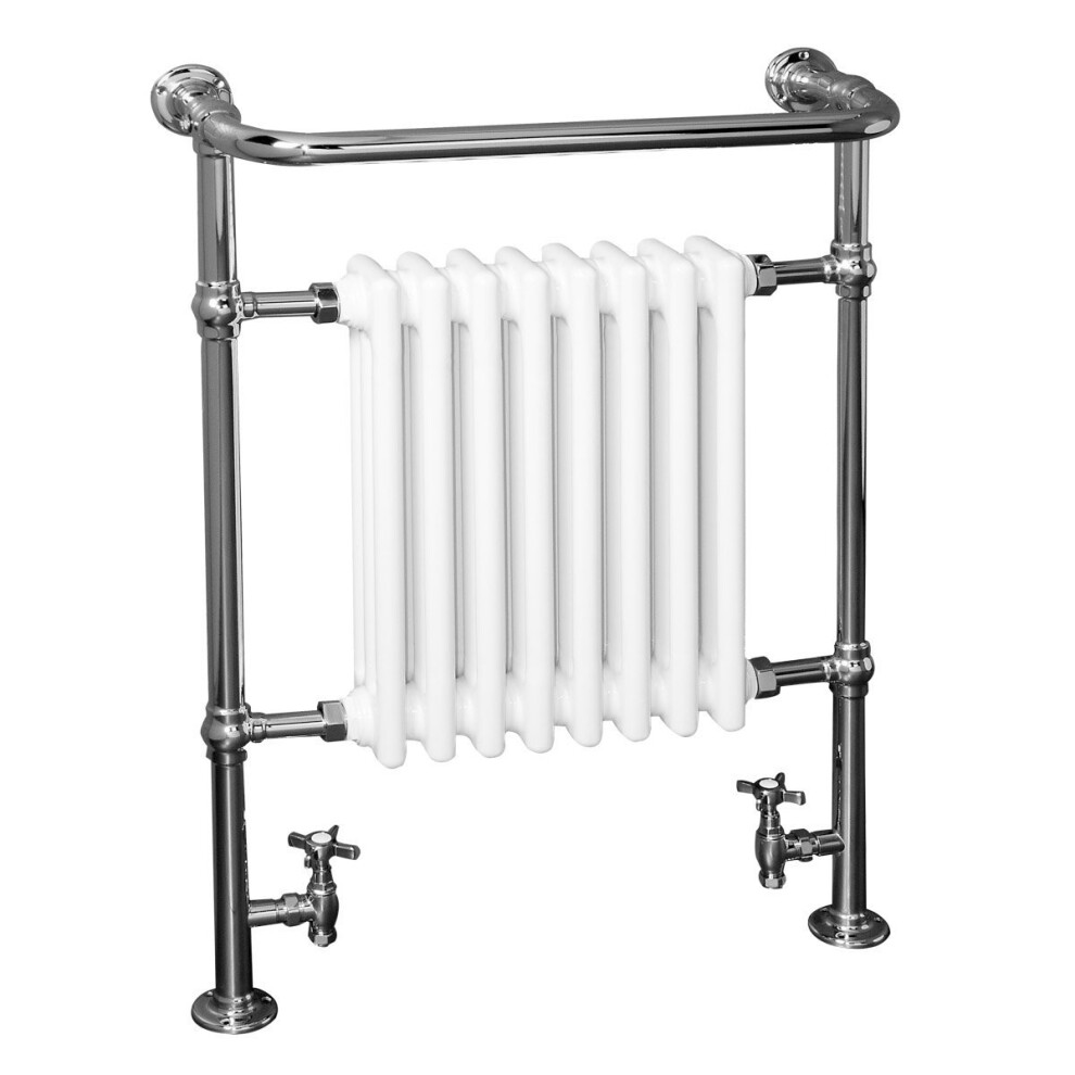 PlumbGalaxy Salzburg Traditional Victorian Towel Radiator