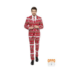 (multicoloured, 60) Opposuit Winter Wonderland Christmas suit Slimline Premium 3-part EU SIZES Size