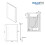 PlumbGalaxy Delta 700 x 500mm Illuminated LED Mirror with Demister 5