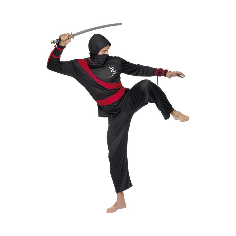 (multicoloured, L) Ninja Costume Ninja Warrior Costume Japanese adults Size