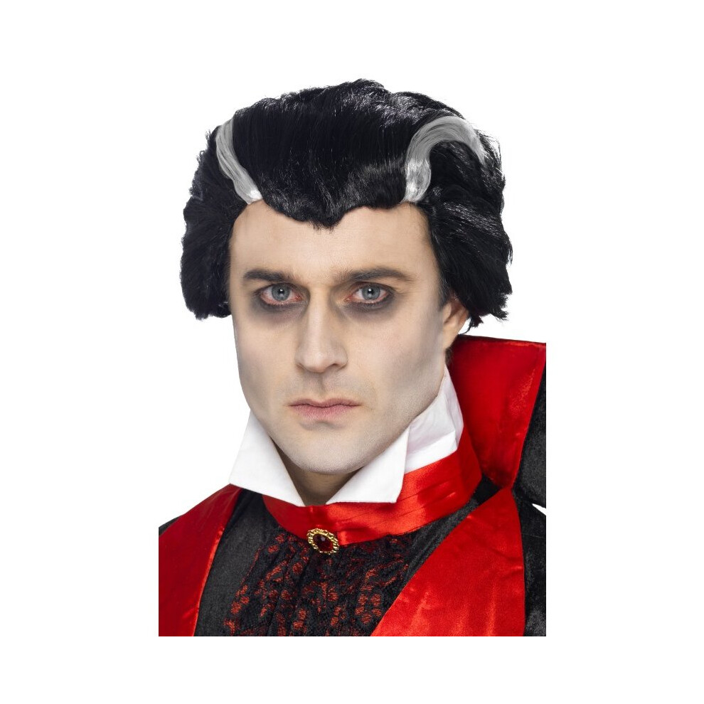 Smiffy's Count Dracula Vampire Wig Vlad Halloween Wig Size Multicoloured
