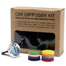 Ancient Wisdom Car Diffuser Kit Angel Wings Focus & Drive 10ml