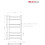 PlumbGalaxy Essentials 700 x 400mm Straight Chrome Heated Towel Rail 9