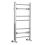PlumbGalaxy Essentials 700 x 400mm Straight Chrome Heated Towel Rail 5
