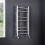 PlumbGalaxy Essentials 700 x 400mm Straight Chrome Heated Towel Rail 1