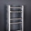 PlumbGalaxy Essentials 700 x 400mm Straight Chrome Heated Towel Rail 2