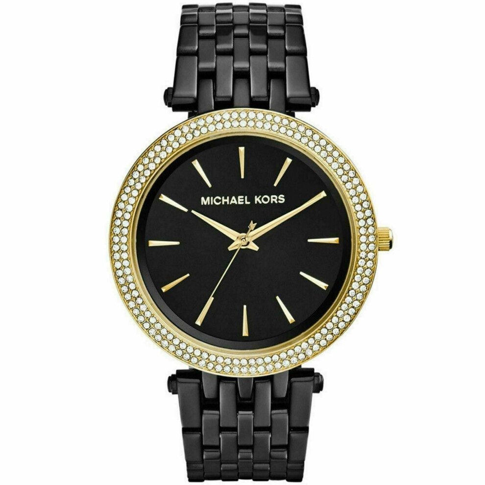 Michael Kors Ladies Darci Watch Black Bracelet MK3322