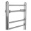 PlumbGalaxy Essentials 700 x 400mm Straight Chrome Heated Towel Rail 6