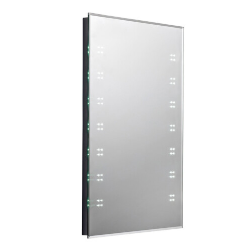 PlumbGalaxy Delta 700 x 500mm Illuminated LED Mirror with Demister 2