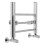 PlumbGalaxy Essentials 700 x 400mm Straight Chrome Heated Towel Rail 8