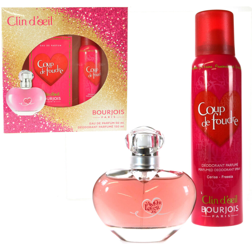 Bourjois Coup de Foudre Love at First Sight EDP 50ml Gift Set