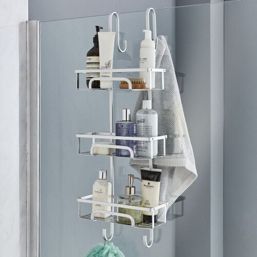 Direct Online Houseware Extra Large Aluminium Rust-Proof Premium 3 Tier Hanging Shower Caddy