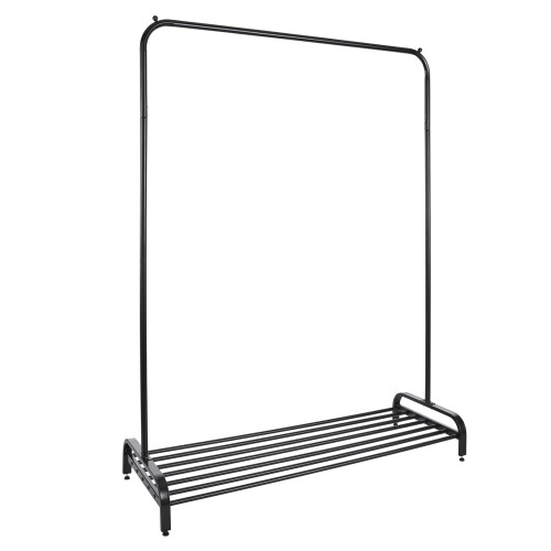 Direct Online Houseware Garment Rack Clothes Rail With Shoe Storage Shelf & Adjustable Feet 2