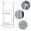 Direct Online Houseware Metallic Silver Rust-Proof Premium 2 Tier Hanging Shower Caddy 4