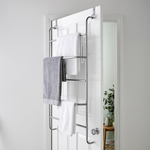 5 Tier Over Door Clothes Airer Towel Rack