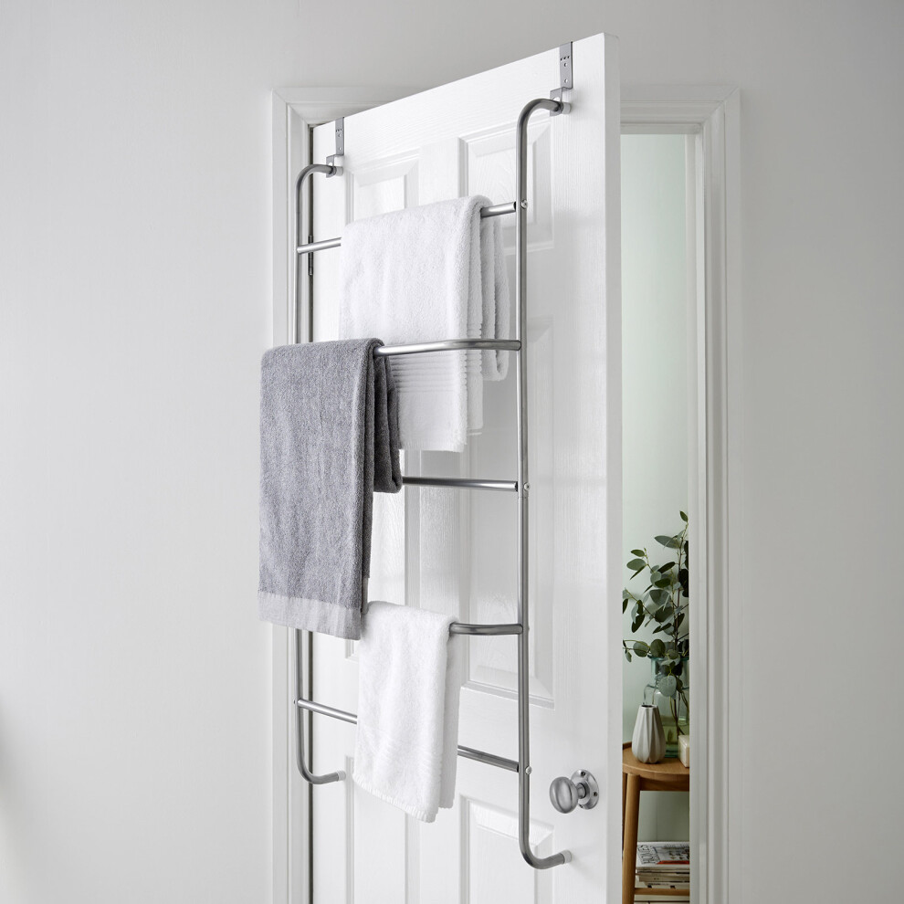 5 Tier Over Door Clothes Airer Towel Rack