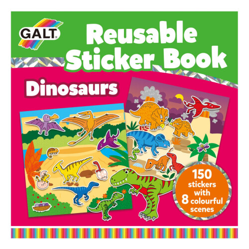 Galt Reusable Sticker Book - Dinosaurs