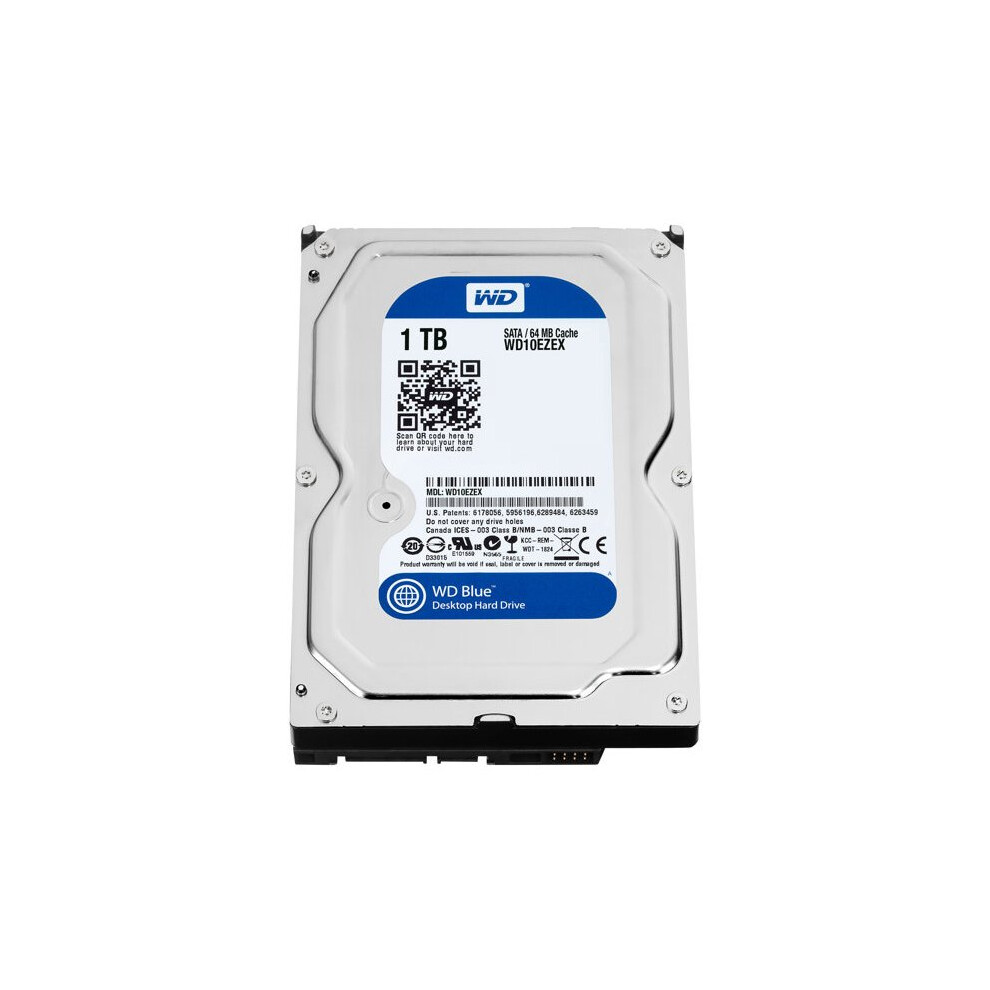 Western Digital Wd10ezex Wd Blue Hard Drive 1 Tb Internal 3.5" Sata 6Gb/S Wd10ezex