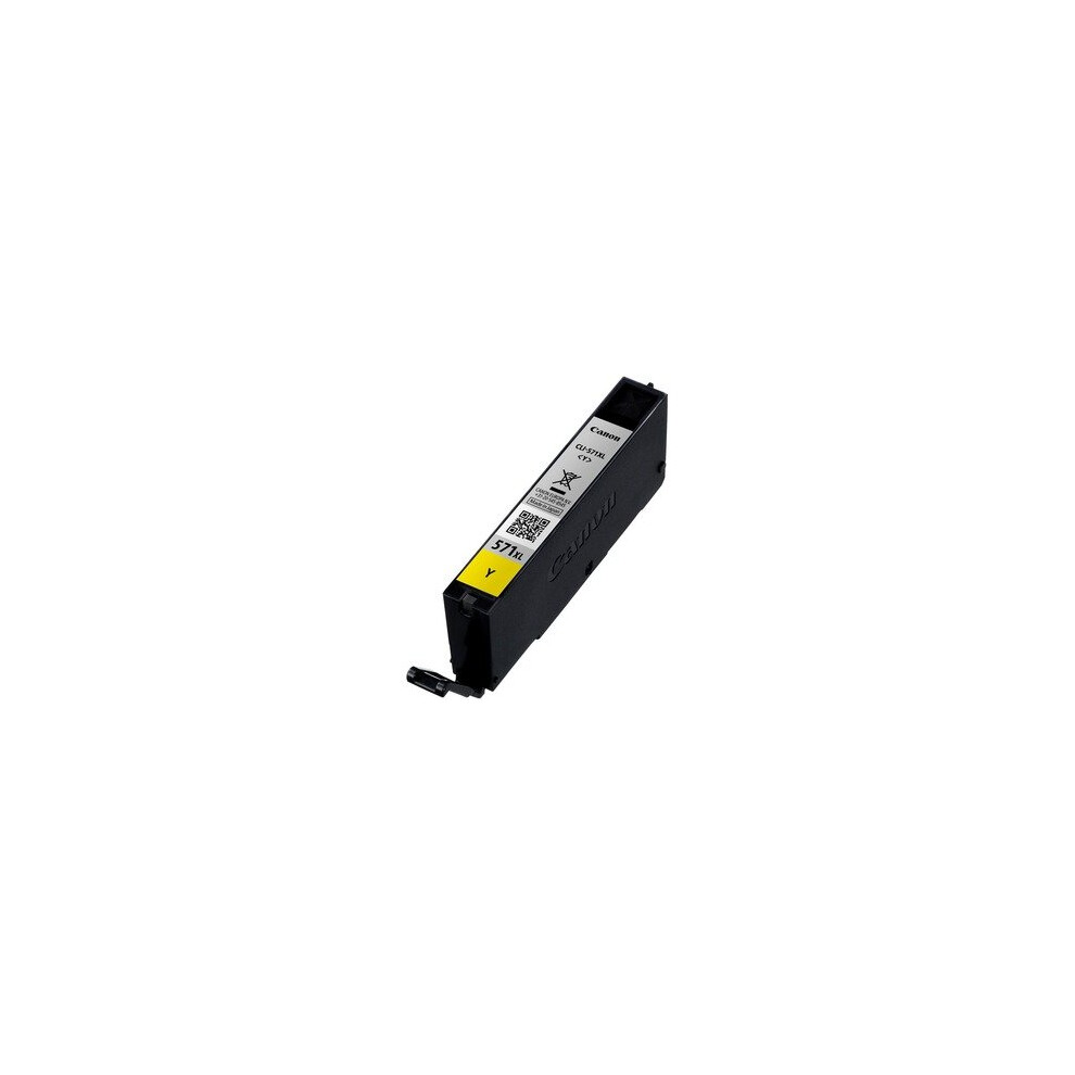 Canon Cli-571Y Xl Original Ink Cartridge Inkjet High Yield 680 Pages 0334C001 Yellow