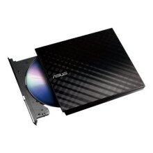 Masterizzatore DVD esterno Asus SDRW-08D2S-U Slim nero - USB 2.0 - Crittografia disco e Drag-and-Burn