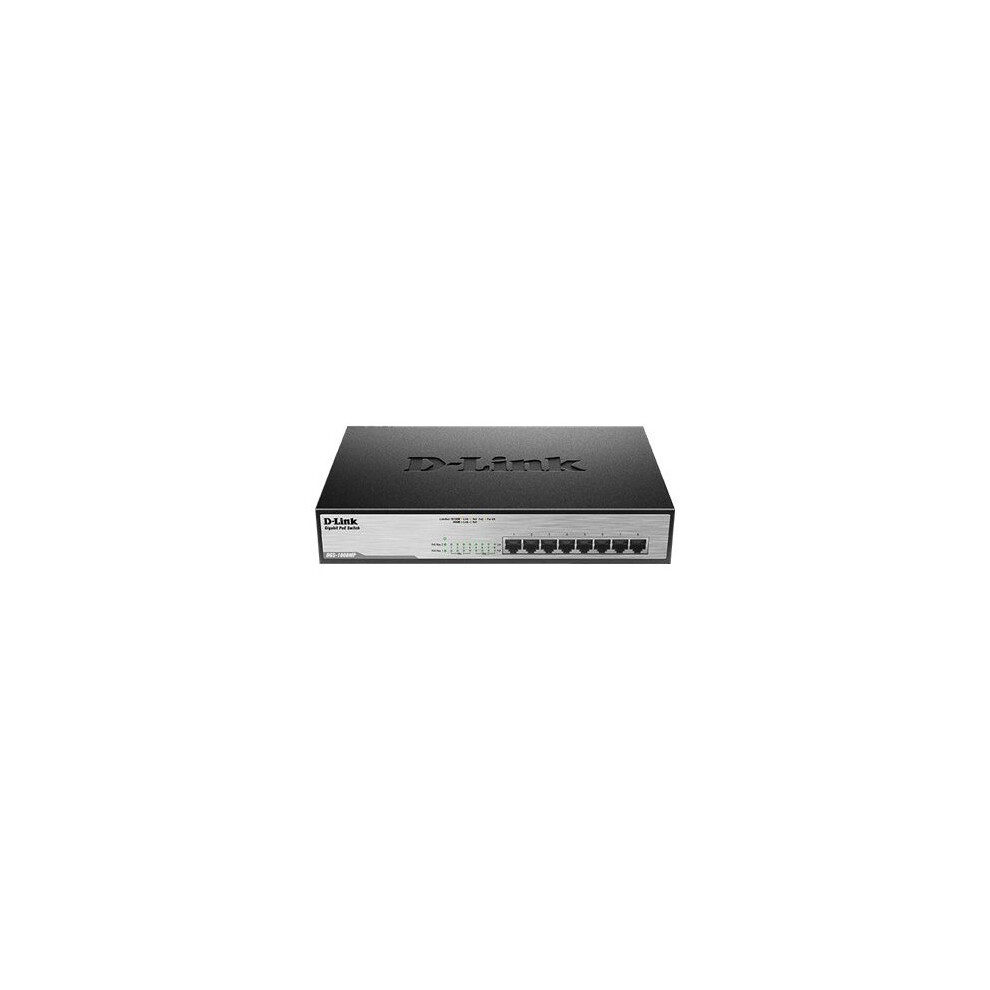 D-Link DGS-1008MP Dgs 1008Mp Switch Unmanaged Rack-Mountable Poe 140 W DGS-1008MP