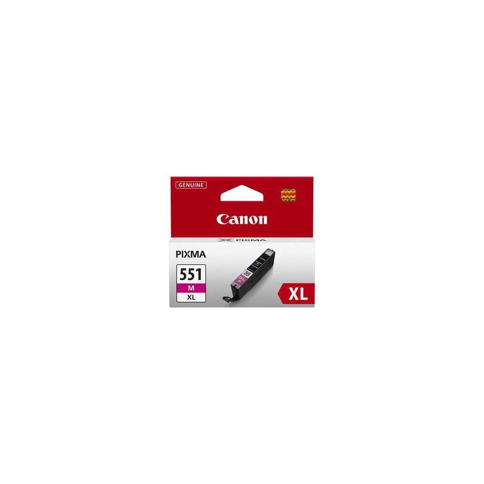 Canon Cli-551M Xl Original Ink Cartridge Magenta Inkjet High Yield 660 Page 6445B001