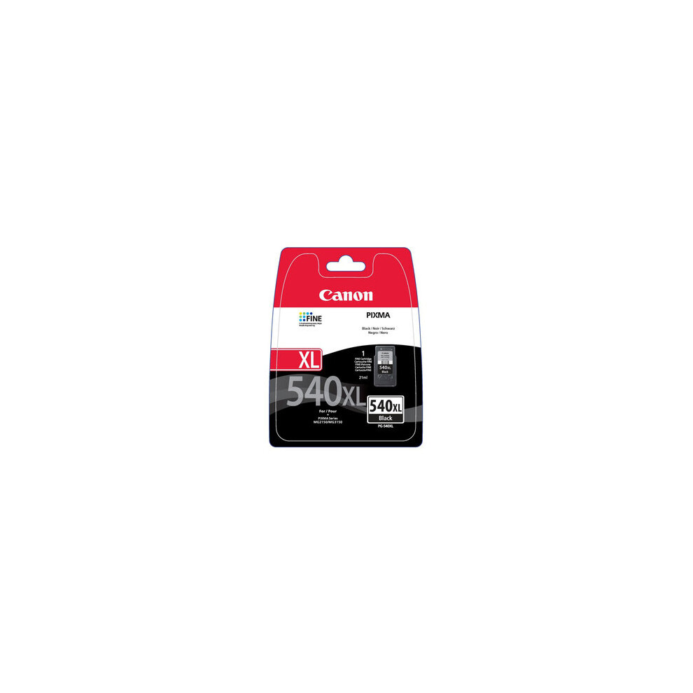 Canon Pg-540Xl Original Ink Cartridge Black Inkjet 1 Pack 5222B004