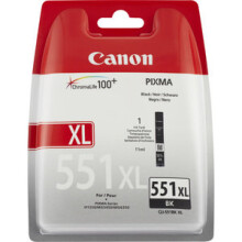 CANON Tintenpatrone CLI-551 XL hohe Kapazität Schwarz (CLI551XL)