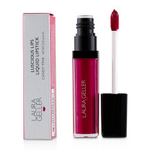 Luscious Lips Liquid Lipstick Cherry Sorbet – 6ml/0.2oz, Long-Wearing Gel Color with Semi-Matte Finish & Vitamin E