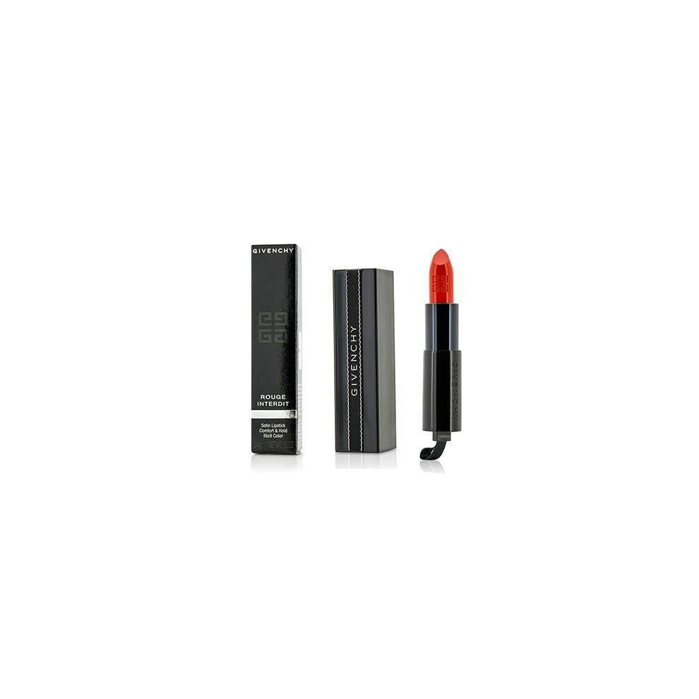 Givenchy Rouge Interdit Satin Lipstick 15 Orange Adrenaline