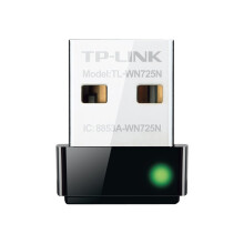 Leistungsstarker WiFi-Adapter N150 Mbps - TP-Link TL-WN725N - kompatibel mit Windows 11/10/8.1/8/7/XP/Vista, Mac OS X 10.9-10.13, Linux