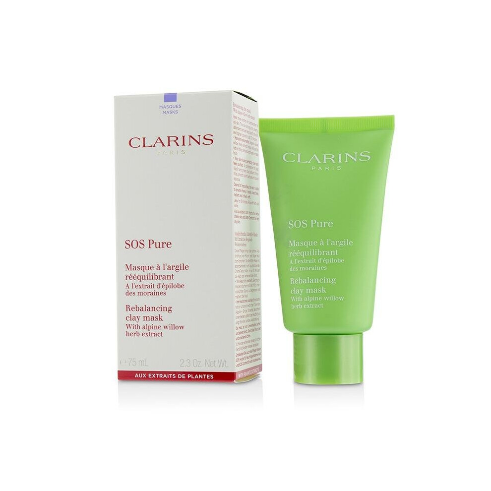 Clarins SOS Pure Rebalancing Clay Face Mask 75ml Oily Skin