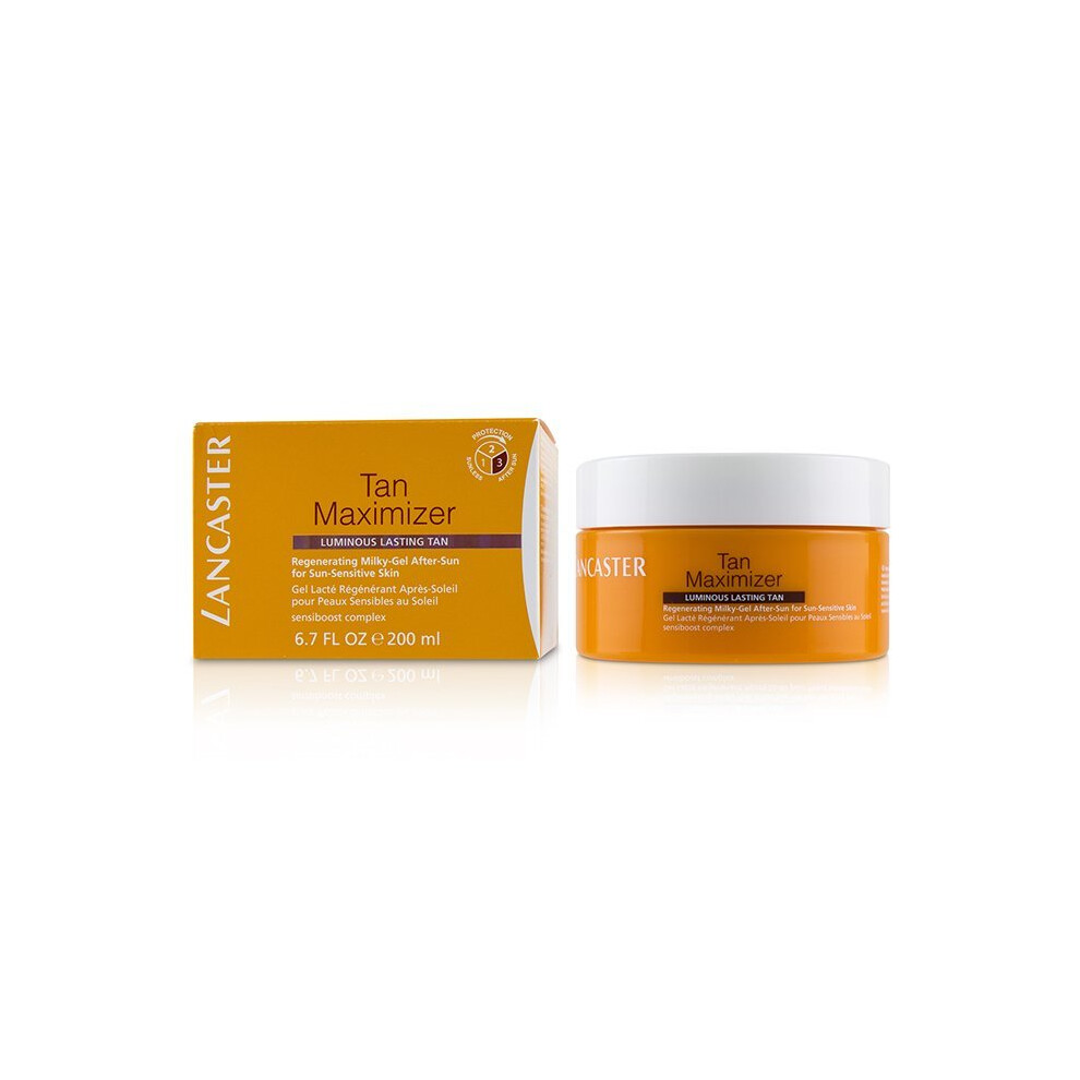 Lancaster Tan Maximizer Regenerating Milky-Gel After-Sun For Sun-Sensitive Skin - Luminous Lasting Tan - 200Ml/6.7Oz