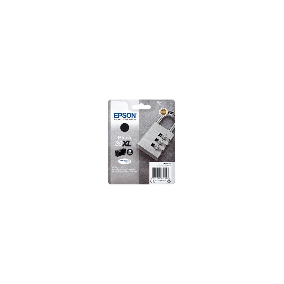 Epson 35XL Ink Cartridge Durabrite Ultra High Yield Padlock Black - Image 14