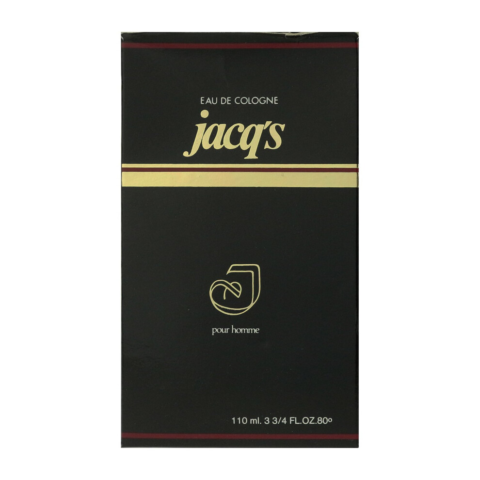 Jacq's Pour Homme Eau De Cologne Splash 3 3/4Oz/110 ml In Box