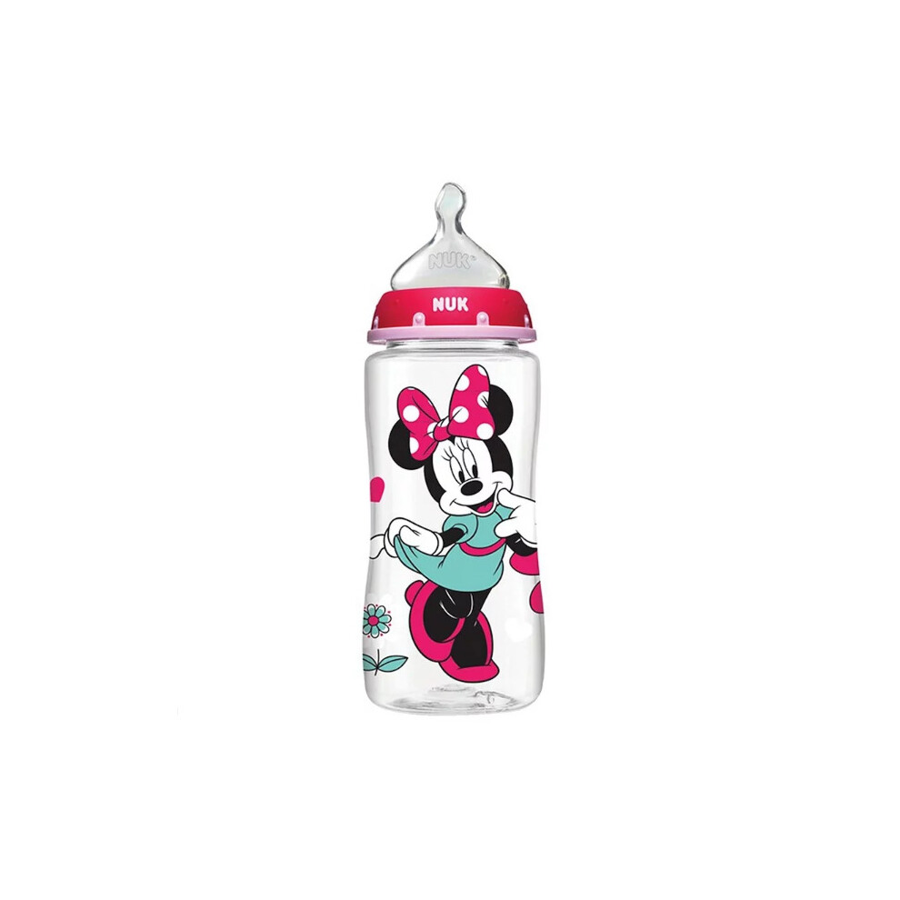 NUK, Disney, Wide-Neck Bottles, Medium, 0+ Months, 3 Bottles, 300ml