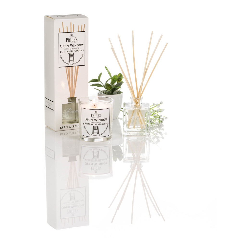 Price's Candles Reed Diffuser Open Window