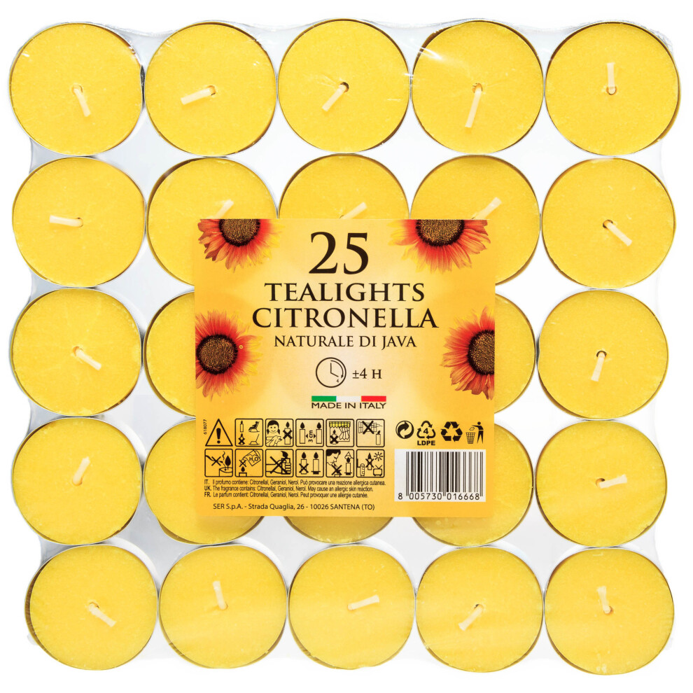 Citronella Tealight x25